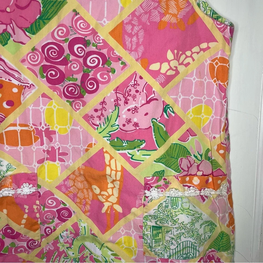 Lilly Pulitzer Multi-Color Floral Print Size 7 - Picture 3 of 6